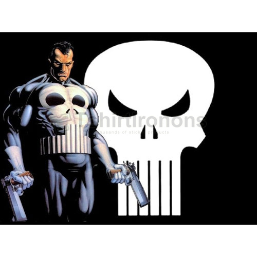 Punisher T-shirts Iron On Transfers N5083 - Click Image to Close